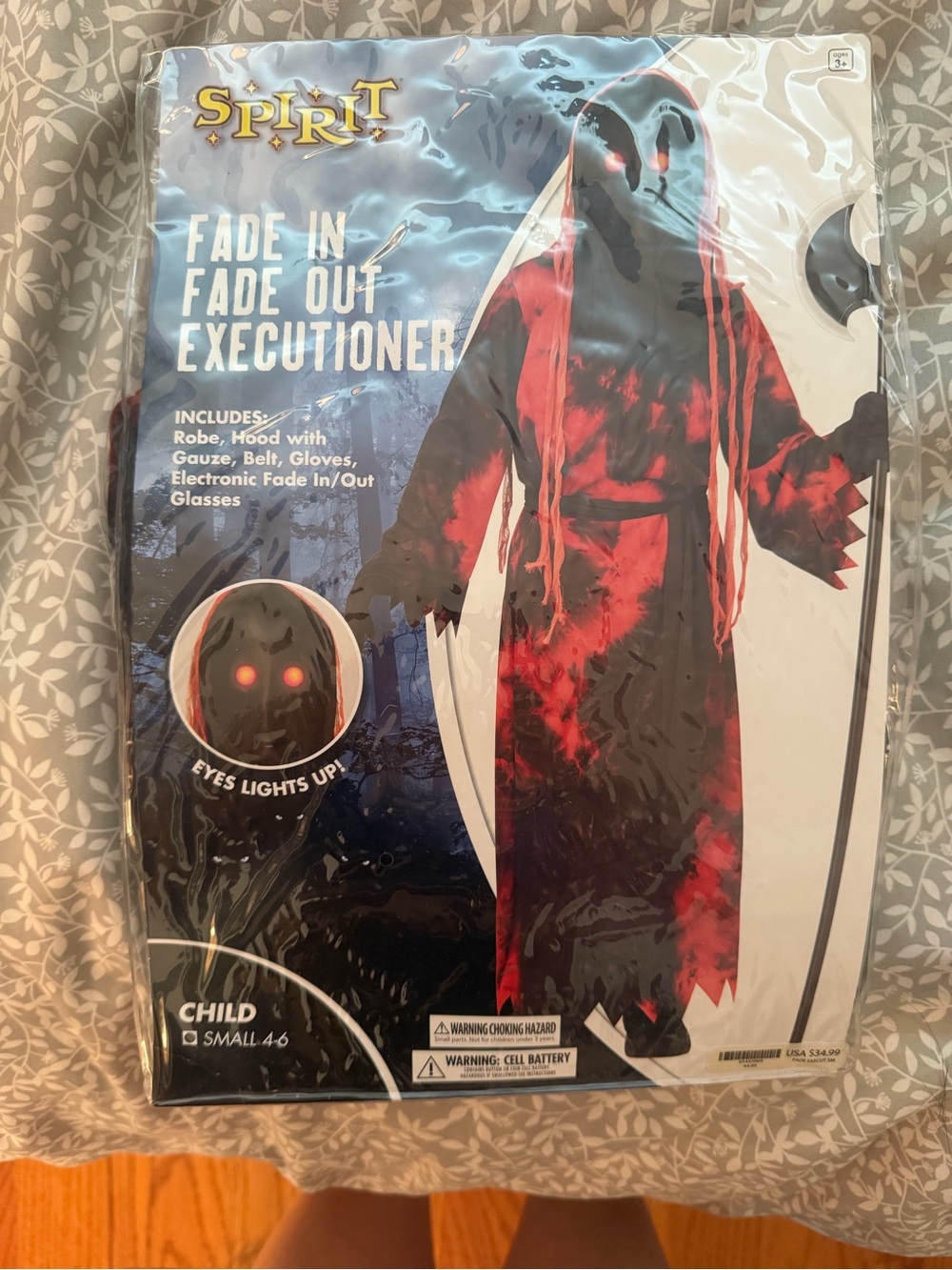 Spirit Fade In Fade Out Executioner Costume - Black & Red